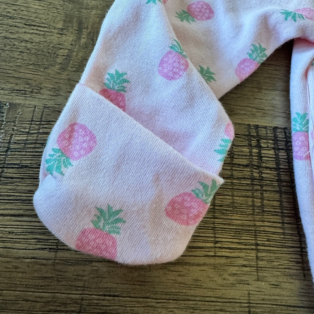 CARTER’S | Baby Footie Pajama with Mitten Cuffs - Newborn - Picture 5 of 6